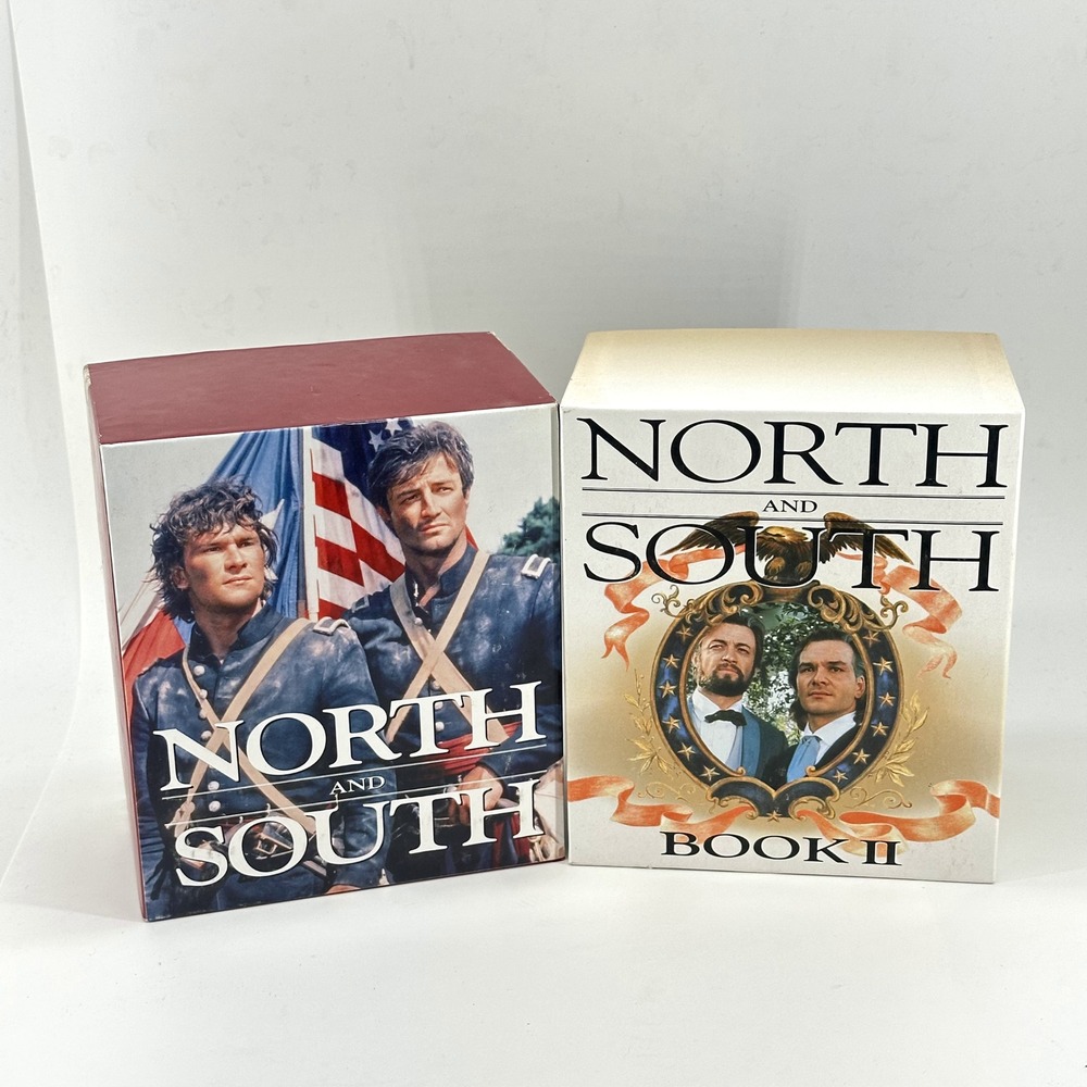 North and South Book‎ I & II VHS Sets Warner Home Video Patrick Swayze Civil War